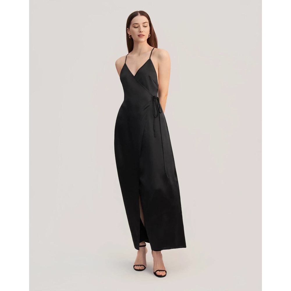 NWT LilySilk Perfect Party Ready Silk Slip Dress Black Lily Silk XS 0 2 H14176 - Picture 13 of 16
